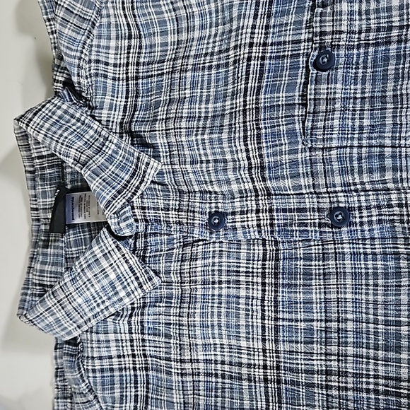 Patagonia Men's A/C Organic Crinkle Cotton Short Sleeve Shirt Size L - Picture 3 of 8